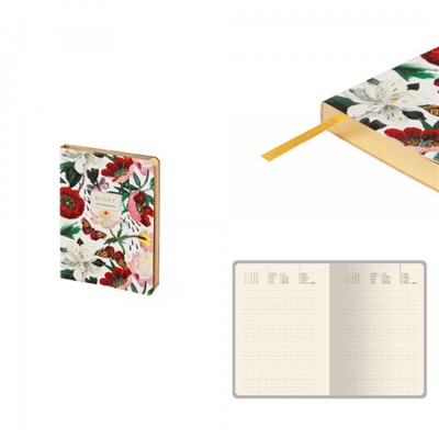 Ежедневник недатированный А6+ FLEX "FLORA.Пионы" 3-742/20 Bruno Visconti