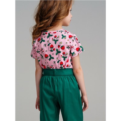 Фуфайка трикотажная для девочек (футболка)