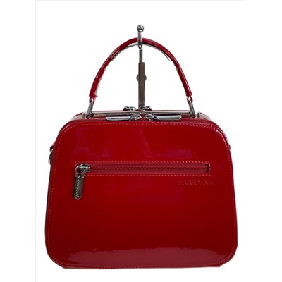 Женская сумка из искусственной кожи, цвет красный