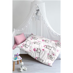 КПБ юниор поплин "Juno" (40х60) рис. 16635-1/13164-1 Милые зайки