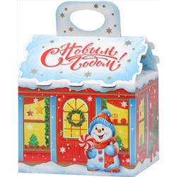 HYLEYS. Новый год. Новогодний домик карт.упаковка, 15 пак.