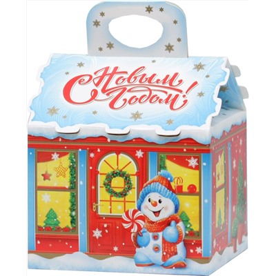 HYLEYS. Новый год. Новогодний домик карт.упаковка, 15 пак.