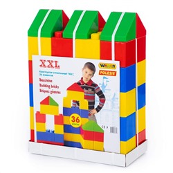 Wader Конструктор строительный "XXL", 36 элементов