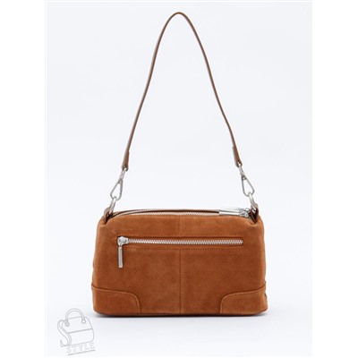 Сумка женская кожаная 5555PEF brown Polina&Eiterou  в Новосибирске