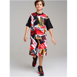 Комплект трикотажный для мальчиков: фуфайка (футболка), шорты