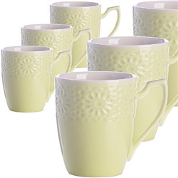 31387 Набор кружек 7пр 220мл на подставке LR (х8)