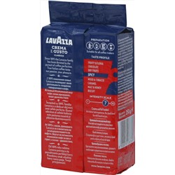 LAVAZZA. Crema E Gusto Classico (молотый) 250 гр. мягкая упаковка