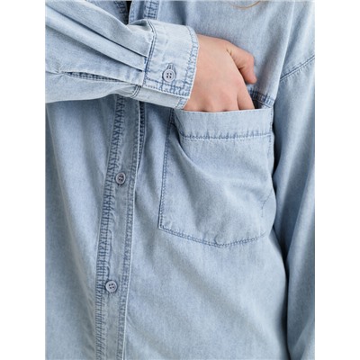 Джинсовая рубашка для девочек