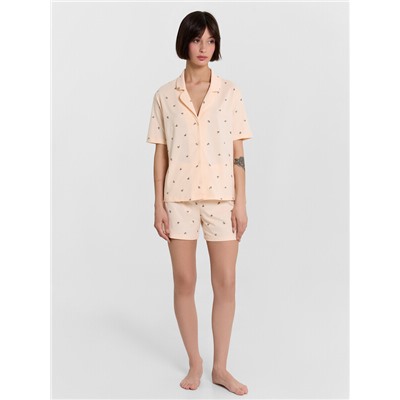 КОМПЛЕКТ ЖЕНСКИЙ (РУБАШКА, ШОРТЫ) 592553