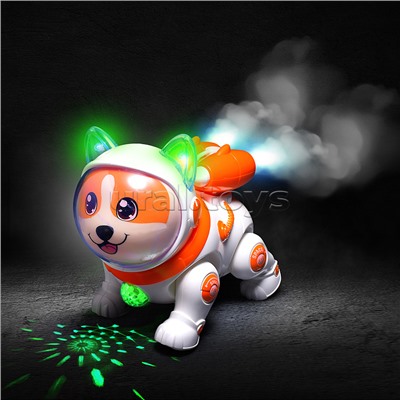 Собака "Космическая" с электрическим распылением, в коробке