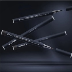 Подводка-Фломастер для глаз Водостойкая с кисточкой тон 02 brown