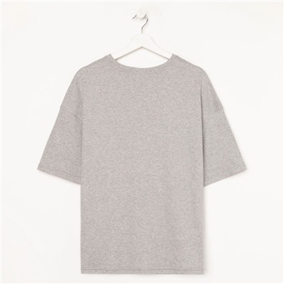 Футболка женская MIST Basic, размер 48-50, серая