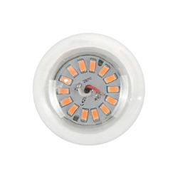 Фитолампа для растений Luazon Lighting, светодиодная, А60, E27, 9 Вт, IP44, 220 В, 270°, мультиспектральная