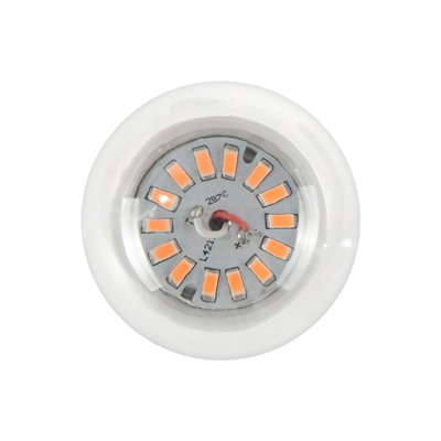 Фитолампа для растений Luazon Lighting, светодиодная, А60, E27, 9 Вт, IP44, 220 В, 270°, мультиспектральная