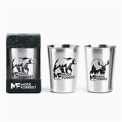 Стаканы MODE FORREST: набор 2 шт. × 150 мл