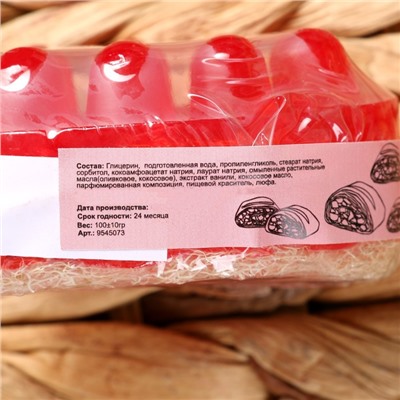 Мыло массажное с люффой «Вишневый штрудель» 100 г «Добропаровъ»