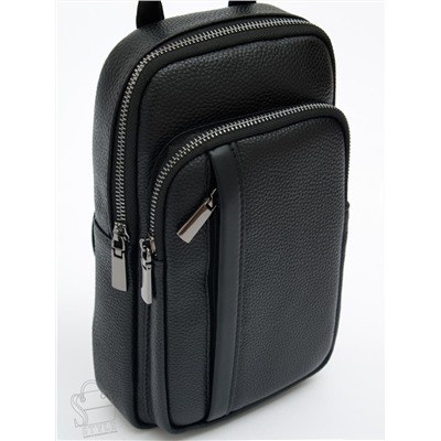 Рюкзак мужской кожаный 1102H black Heanbag