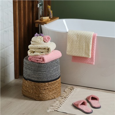 Полотенце махровое LoveLife «Комфорт» 50×90 см, розовый, 100% хлопок, 500 г/м²