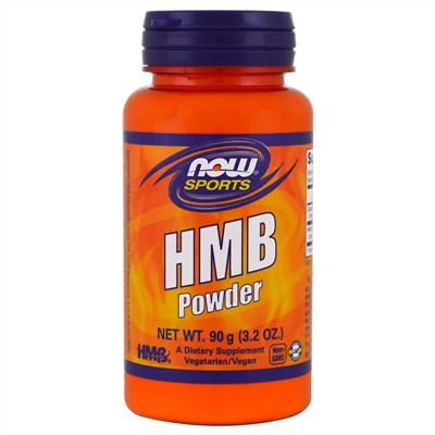 Now Foods, Питание для физической активности, гидроксиметилбутират в форме порошка, 3,2 унции (90 г)