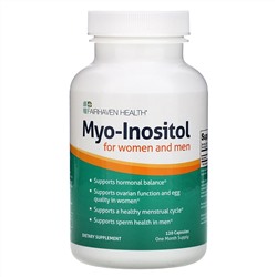 Fairhaven Health, мио-Инозитол, для женщин и мужчин, 120 капсул