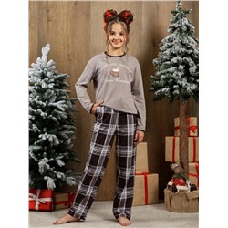 Костюм для девочки Твикс-1 (Серый)