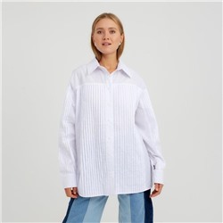 Рубашка женская MINAKU: Casual Collection, размер 50, белая