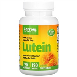 Jarrow Formulas, лютеин, 20 мг, 120 капсул
