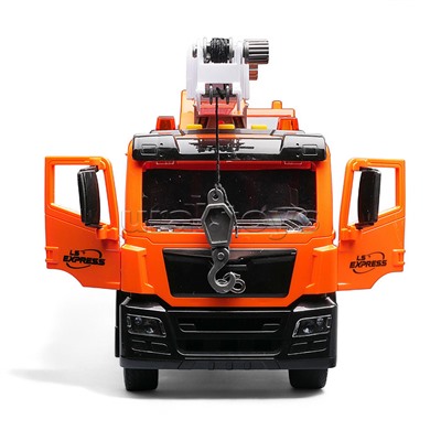 Машина "Кран" 1:10 (свет, звук) в коробке