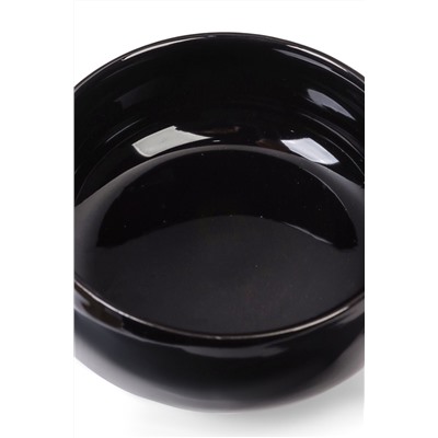 Кашпо - бонсайница «Мира», круглое, 18×18×7 см, чёрное