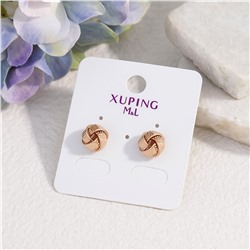 Серьги коллекция "Xuping ML" покрытие позолота, арт.004.105