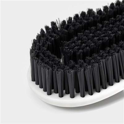 Щётка с ручкой Доляна, с дополнительной щёткой для узких мест, 19.6×5×3 см, щетина 1.6 см