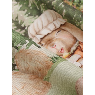 Скатерть «Этель. Кроличья ферма», 149×110 см, 100% хлопок, саржа 190 г/м²