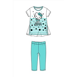 Комплект трикотажный для девочек: фуфайка (футболка), брюки (легинсы) PLAYTODAY, 1122511