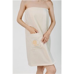 Накидка для бани велюровая НАТАЛИ, 1069759