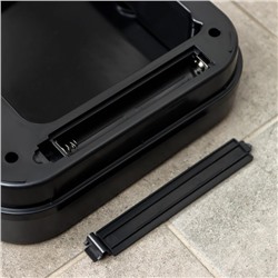 Ведро для мусора сенсорное Доляна, 12 л, чёрное