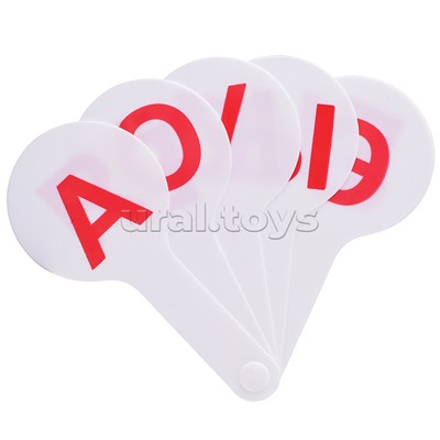 Веер-касса (гласные, согласные) Набор 2 шт., европодвес