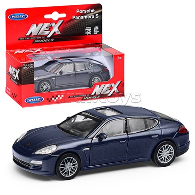 Машинка 1:38 Porsche Panamera S, пруж. мех., цвет в асс.