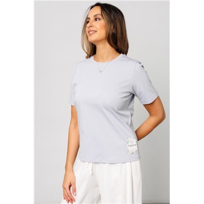 Футболка женская базовая 402GRY (Серый)