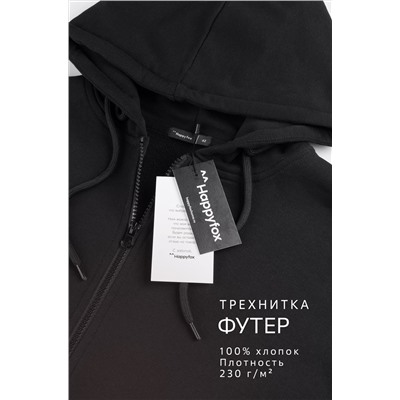 Женская толстовка из футера Happyfox