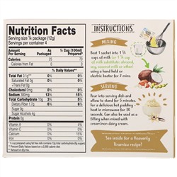 Natural Simply Delish, Natural Instant Pudding, Vanilla, 1.7 oz (48 g)