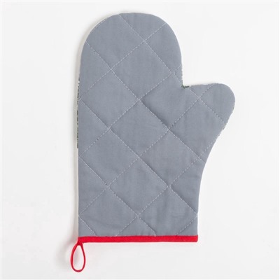 Варежка-прихватка «Желаю счастья», 20×28 см, МИКС, 100% хлопок, ватин 250 г/м²