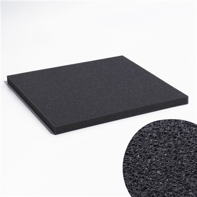 Губка прямоугольная, лист 50×50×3 см, серый