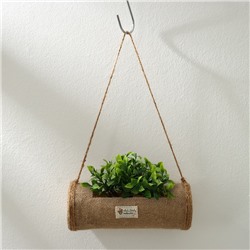 Кашпо пластиковое, подвесное, 20×8 см