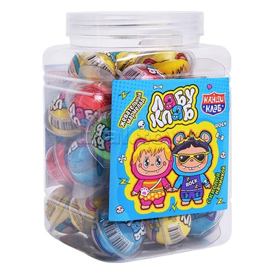 Жевательный мармелад с кислой начинкой "Лабу клаб" ассорти 10г*30шт