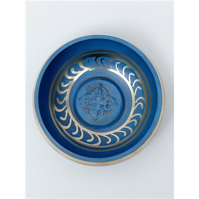 Поющая чаша Music Life, синяя, 8.5 см