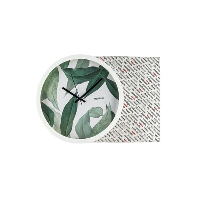 Часы настенные классические, серия: Интерьер, плавный ход, d=30.5 см, циферблат d=27 см, от батарейки 1×AA