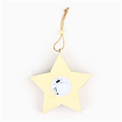 Ёлочная игрушка новогодняя «Олень», 11.5×11 см