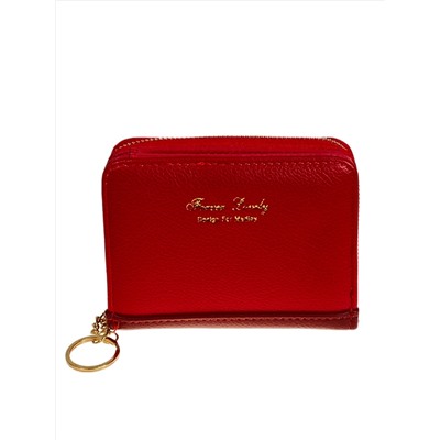 Женское портмоне из искусственной кожи, цвет красный