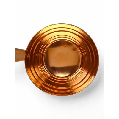 Набор для бани и сауны «Каменка», из двух предметов: ушат, 5 л, медь, деревянная ручка и черпак, 200 мл, медь, деревянная ручка