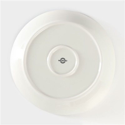 Салатник Magistro Ocean, 900 мл, фарфор, синий, белый